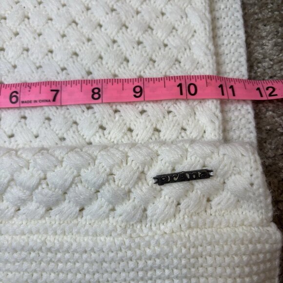 prAna Women's Viva Infinity Scarf Cream Knit One Size #226 - Picture 5 of 8